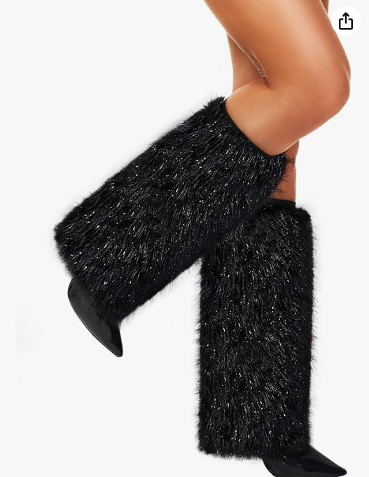 RSLOVE Faux-Fur Leg Warmers