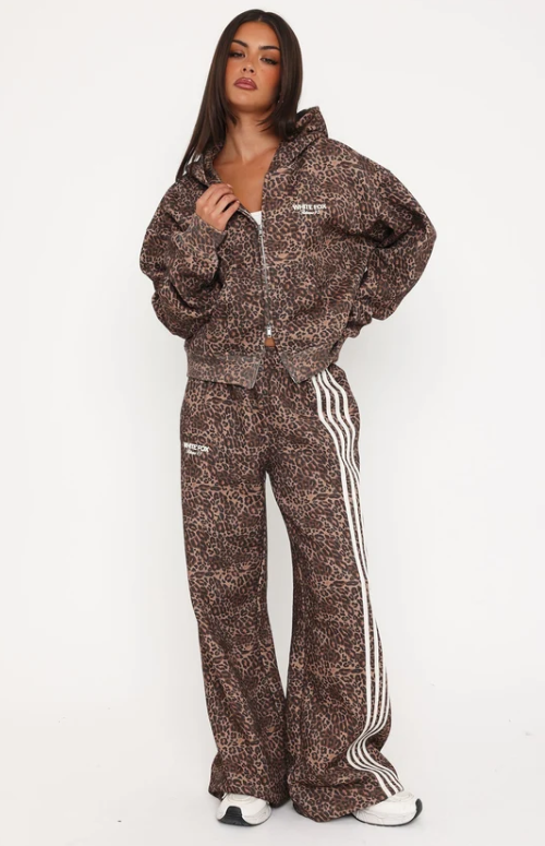 Release 15 Asalia Wide Leg Sweatpants Animal Print