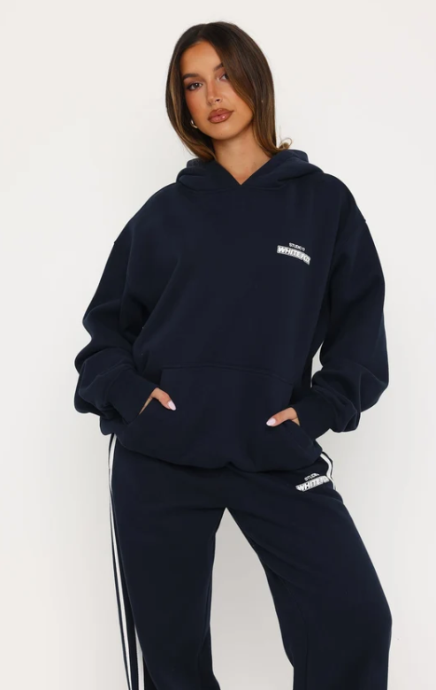 Studio 17 Spencer Oversized Hoodie Navy