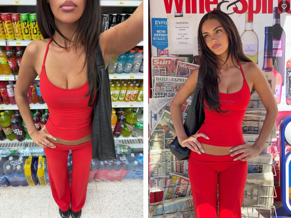 Studio 17 Lila Halter Top Red