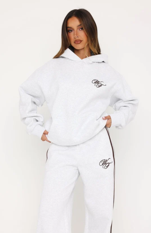 Studio 17 Raven Oversized Hoodie Grey Marle