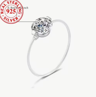 Clear Band Ring