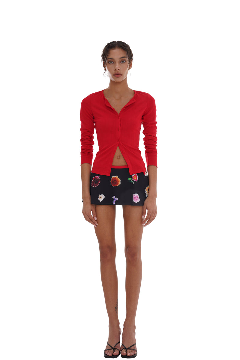Sweet Chilling Kiki Printed Mini Skirt