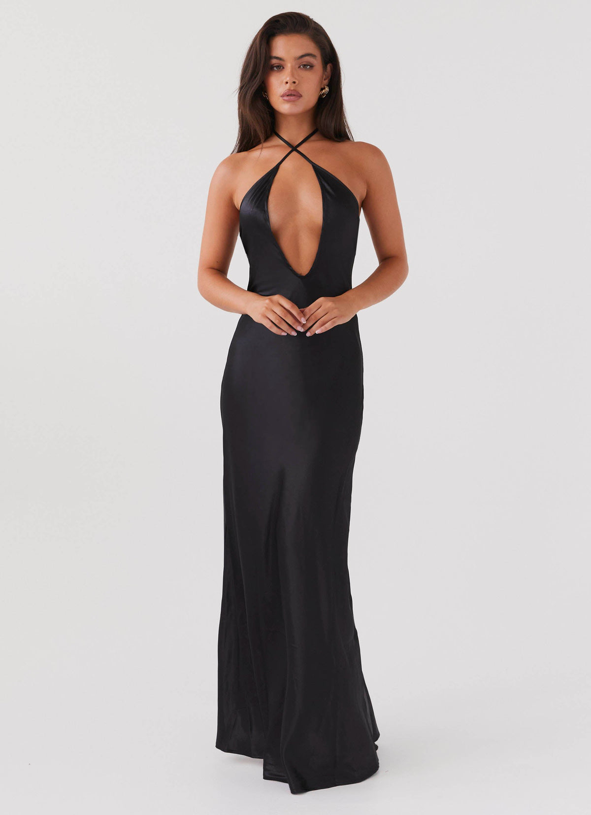 Peppermayo Noir Symphony Maxi Dress in Black