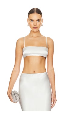 Lovers and Friends Elaine Top in Silver Grey