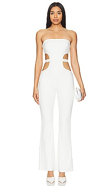 superdown Jasna Jumpsuit in White