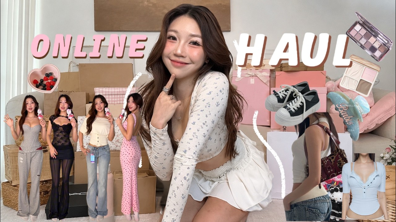 Huge Online Shopping Unboxing and Try-On Haul video thumbnail