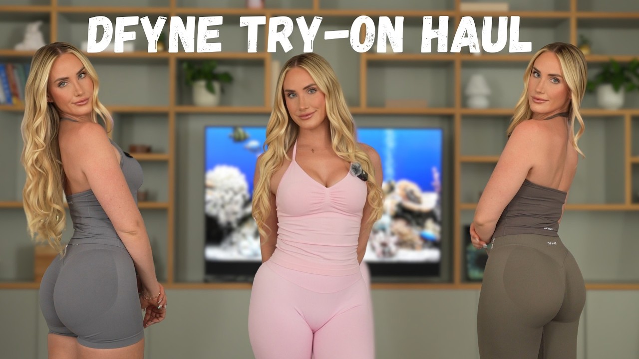 DFYNE Activewear Try-On Haul video thumbnail