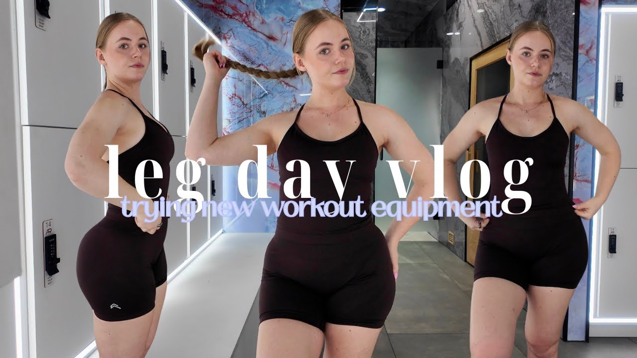 Dallas Gym Leg Day Vlog video thumbnail