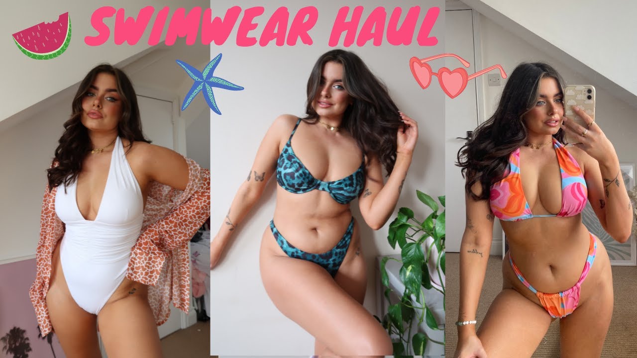 Salty Bottom Swim Midsize Try-On Haul video thumbnail