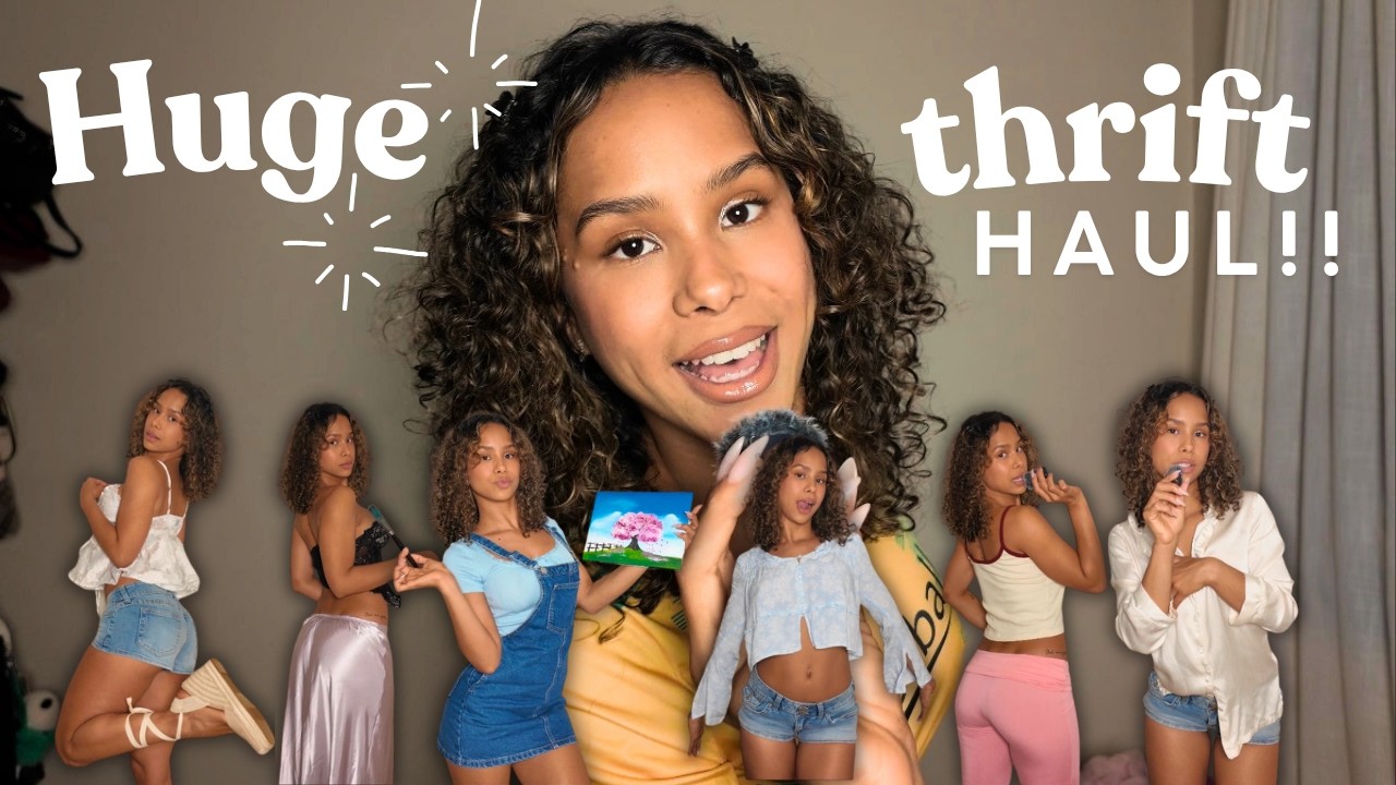 Summer Thrifting: Huge Try-On Haul video thumbnail
