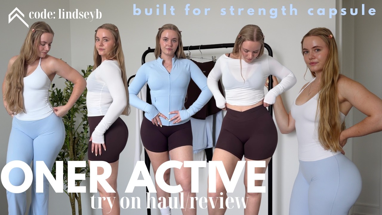Oner Built for Strength Activewear Try-On Haul video thumbnail