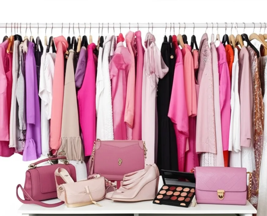 A clothing rack representing fashion discovery